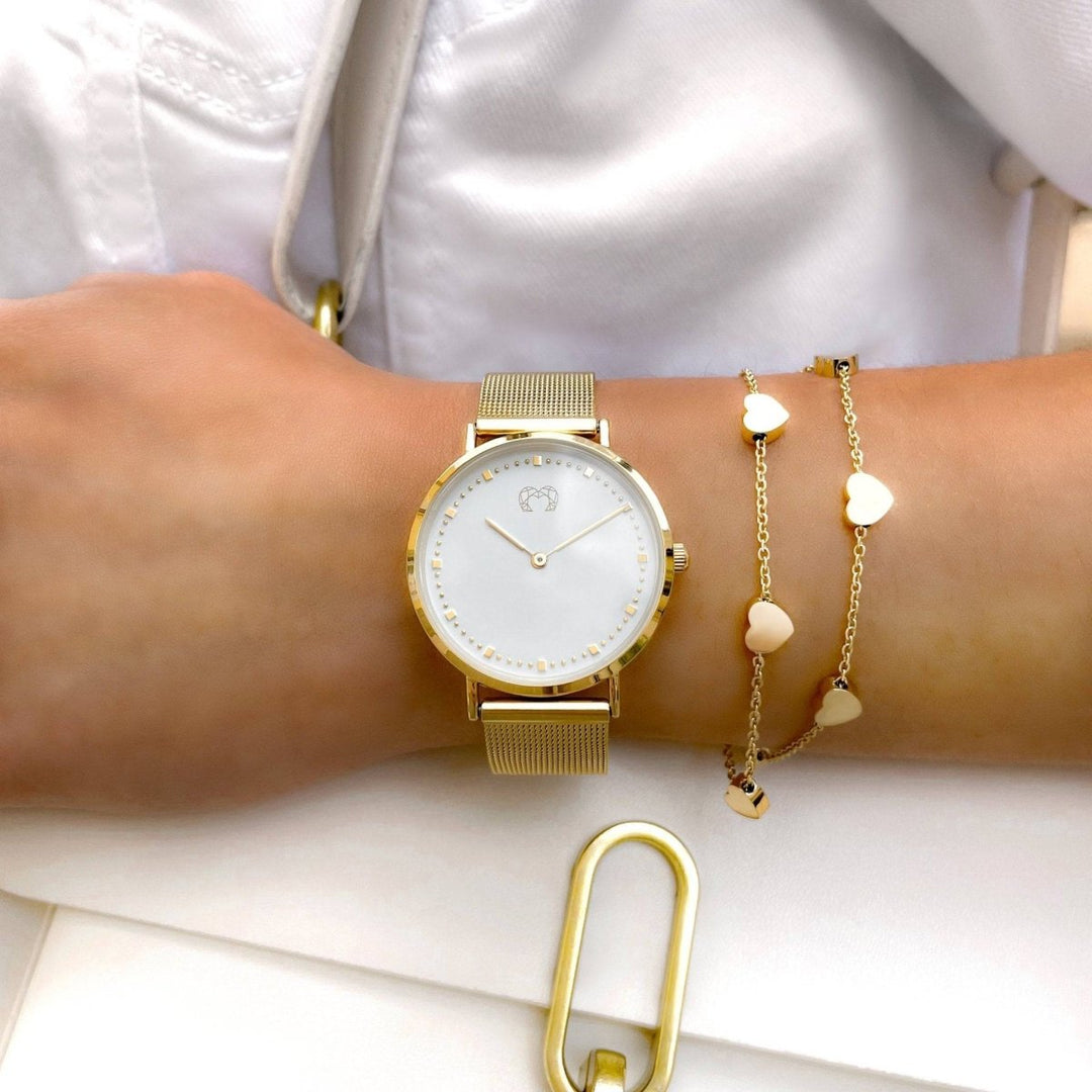 Reloj Julieta ~ OroBlanco