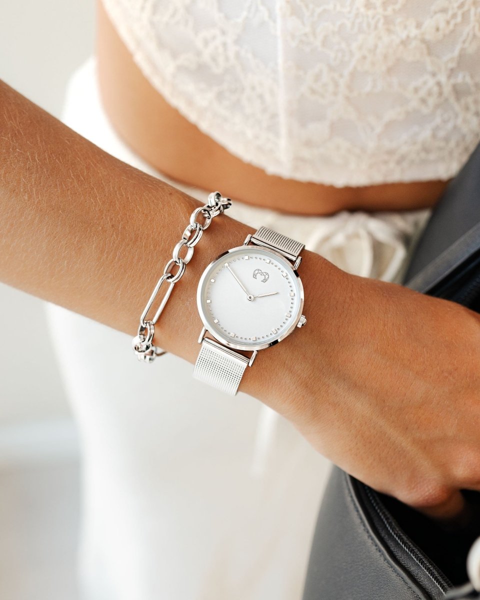 Reloj Juliet ~ PlataBlanco