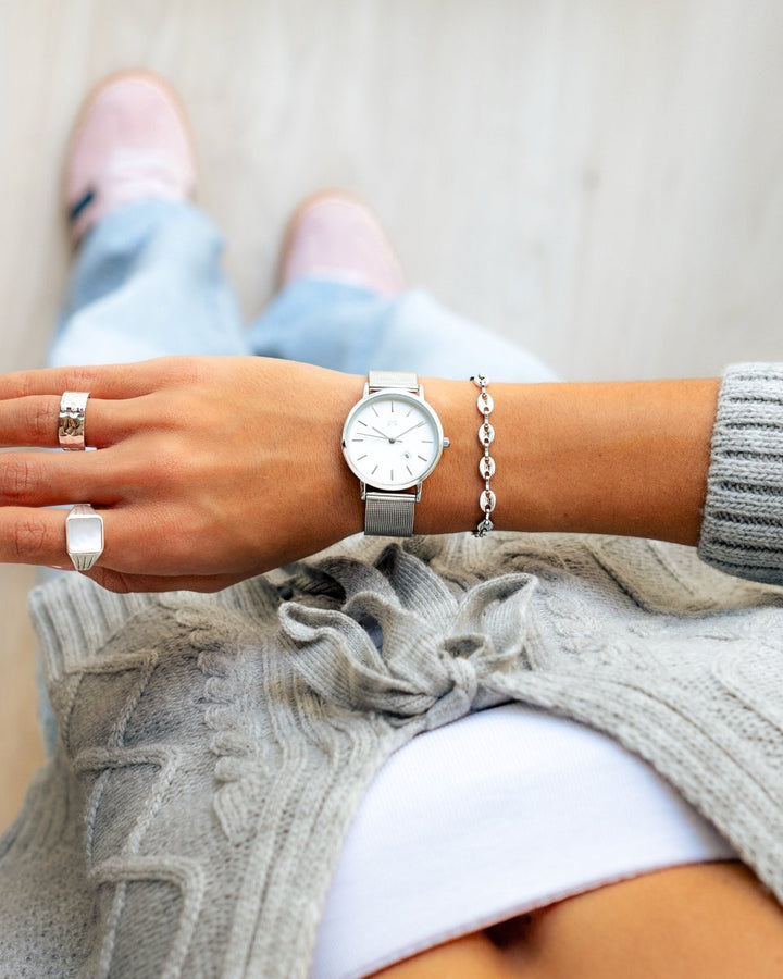 Reloj ELIA ~ PlataBlanco
