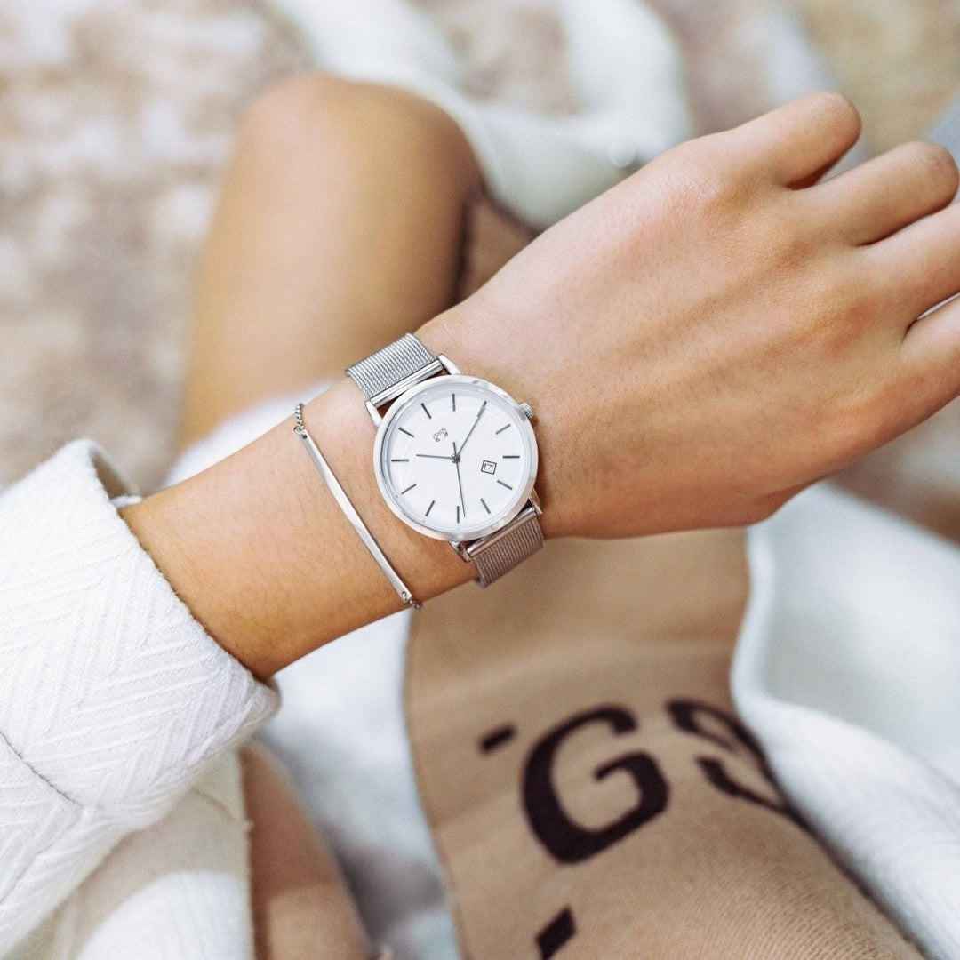 Reloj ELIA ~ PlataBlanco