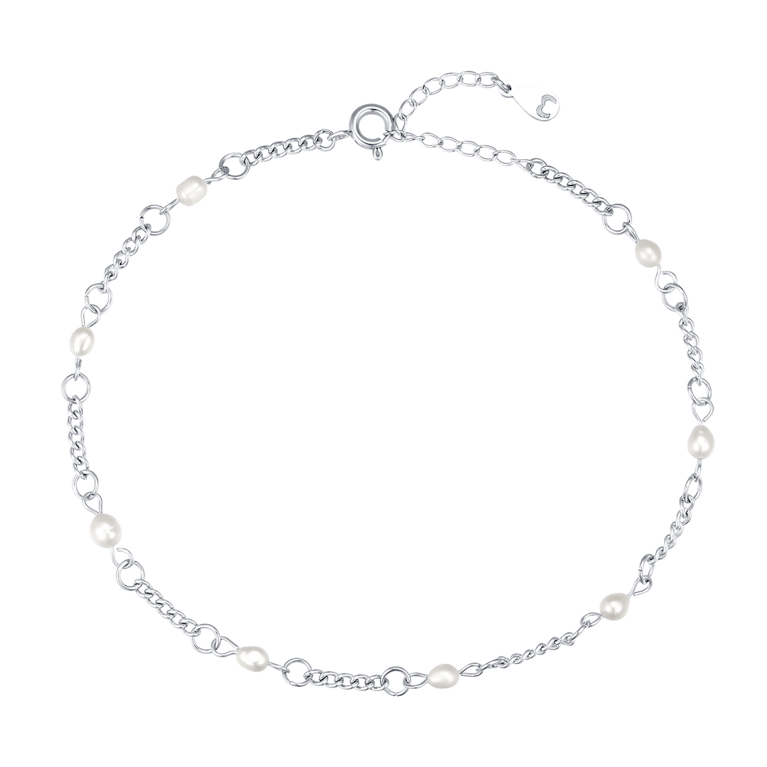 Tobillera Perlas Marinas