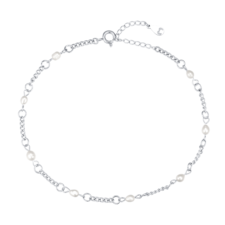 Tobillera Perlas Marinas