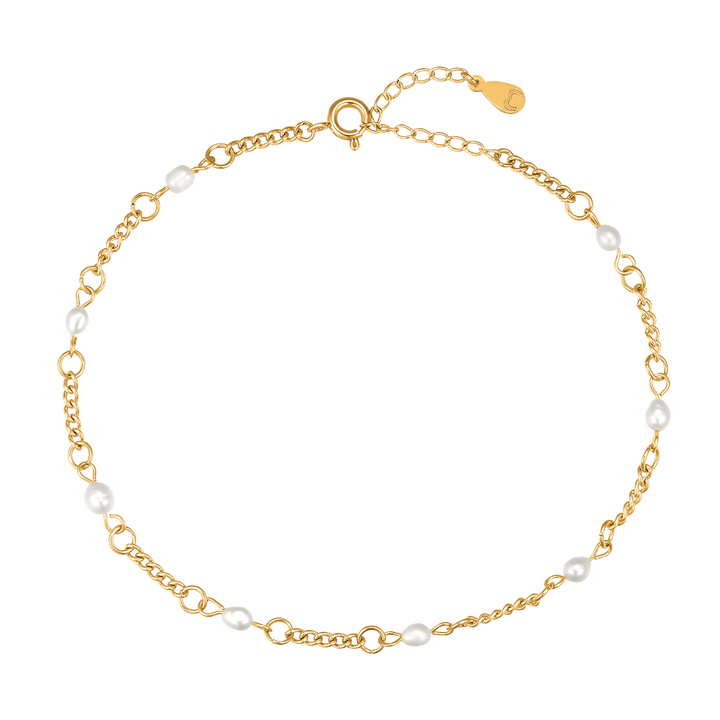 Tobillera Perlas Marinas